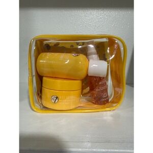 W7 Way of Life Travel Set Body Butter Shower Gel Hair Body Mist  Pouch